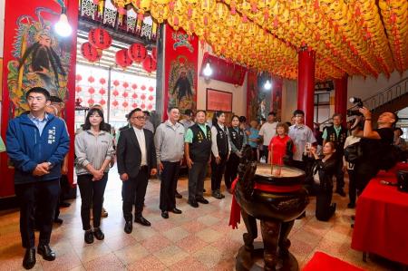 2026年6月10日行政院長卓榮泰基隆百福宮參拜祈福 　共11張