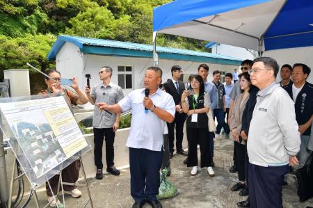 2026年9月18日行政院長卓榮泰視察海巡署第十一巡防區指揮部廳舍現況與整建計劃 　共6張