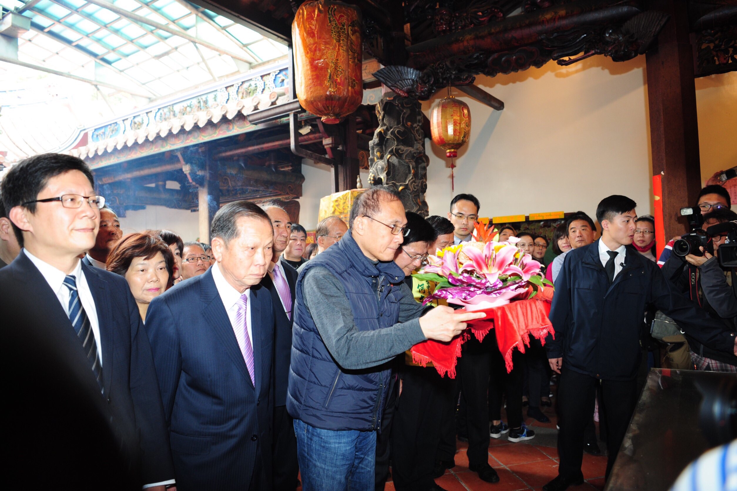 林揆初四赴新港奉天宮等參拜祈福   祈求社會平安祥和　共12張