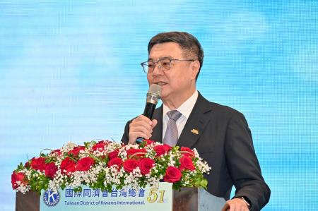 2024年10月9日行政院長卓榮泰出席國際同濟會台灣總會第50、51屆總會長交接暨總會理監事、會職人員、全國各會長統一就職典禮S__136061002_0　共5張