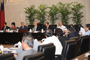 吳揆：落實全國治水會議共識結論，嚴格執行公權力 　共1張