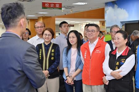 2024年5月22日行政院長卓榮泰視察國立東華大學-校舍災損及復原重建。