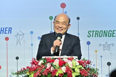 .2022年12月9日行政院長蘇貞昌出席傳承 展望 創新中華奧會100週年慶祝晚宴 　共3張