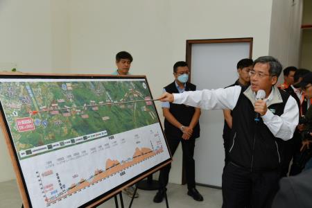 2024年11月9日行政院長卓榮泰視察國5銜接蘇花改公路計畫　共8張