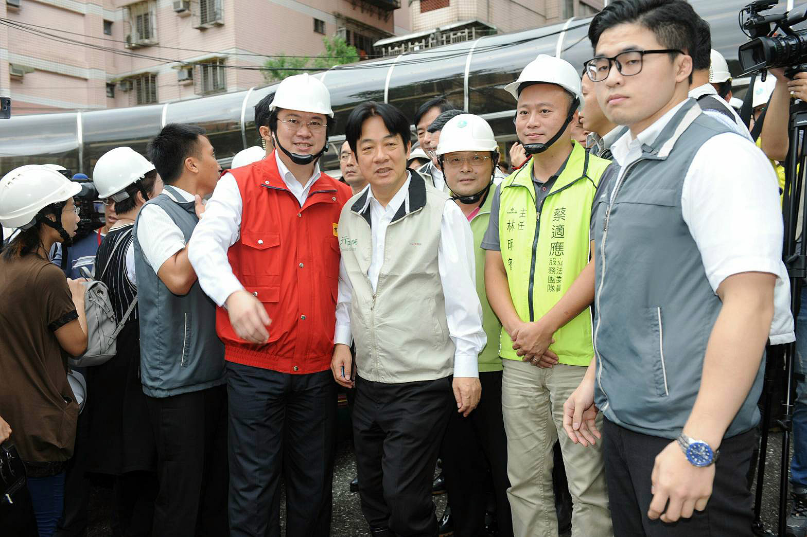 視察基隆大武崙溪整治情形 賴揆：中央、地方攜手合作 使治水工作圓滿成功