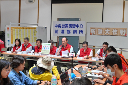 光復鄉災後復原專案中央前進協調所記者會　共5張