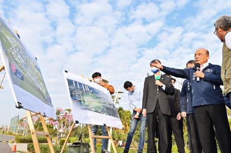 2023年1月18日行政院長蘇貞昌視察「屏東高鐵特定區及科學園區」規劃辦理情形S__115843123