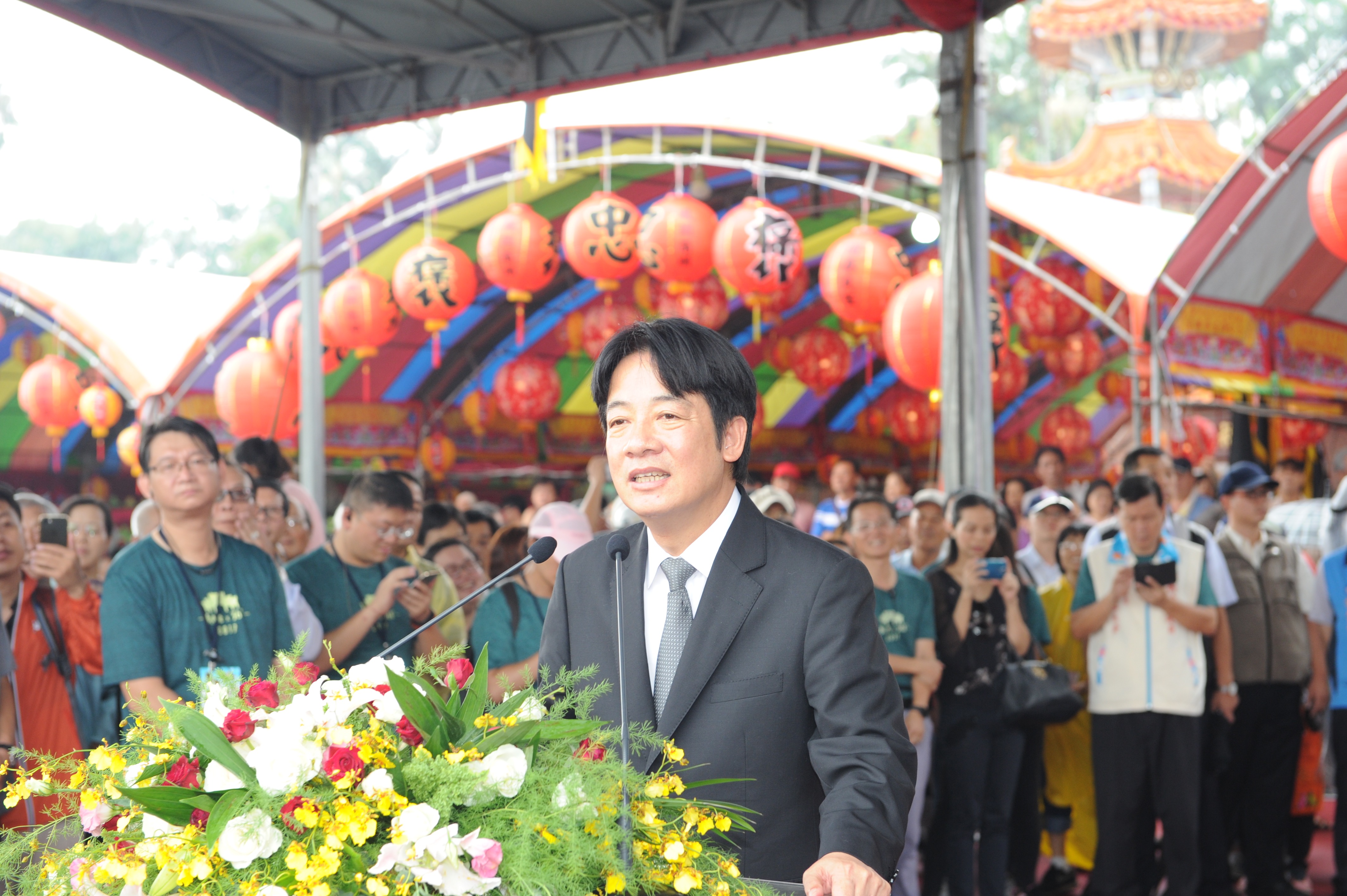 賴揆出席全國義民祭開幕 宣布三好消息 浪漫台三線指日可成 　共8張