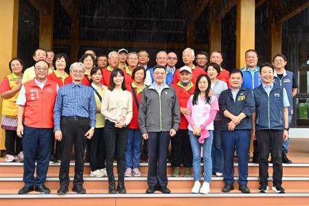 2024年10月26日行政院長卓榮泰視察利吉惡地地質國家公園。