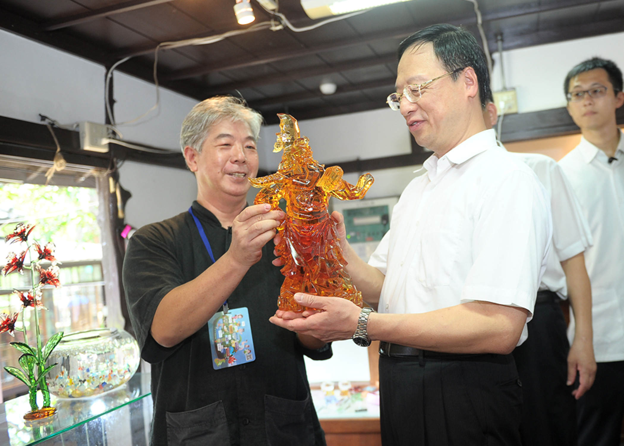 江揆參訪新竹國際玻璃藝術節 肯定在地文化創意產業 　共2張