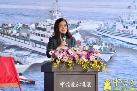 2025年1月10日行政院長卓榮泰出席「長濱艦交船、CG612命名下水、PP-10096、PP-3525交船聯合典禮」S__137781261_0　共10張