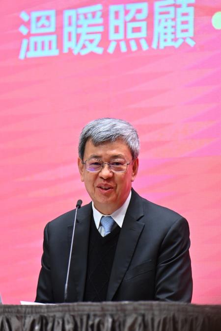 2023年2月23日行政院長陳建仁主持「疫後特別預算記者會」2 　共8張