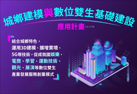城鄉建模與數位雙生基礎建設應用計畫 　共1張