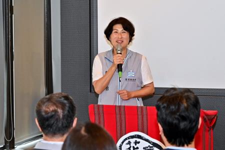 2024年10月26日行政院長卓榮泰視察利吉惡地地質國家公園。