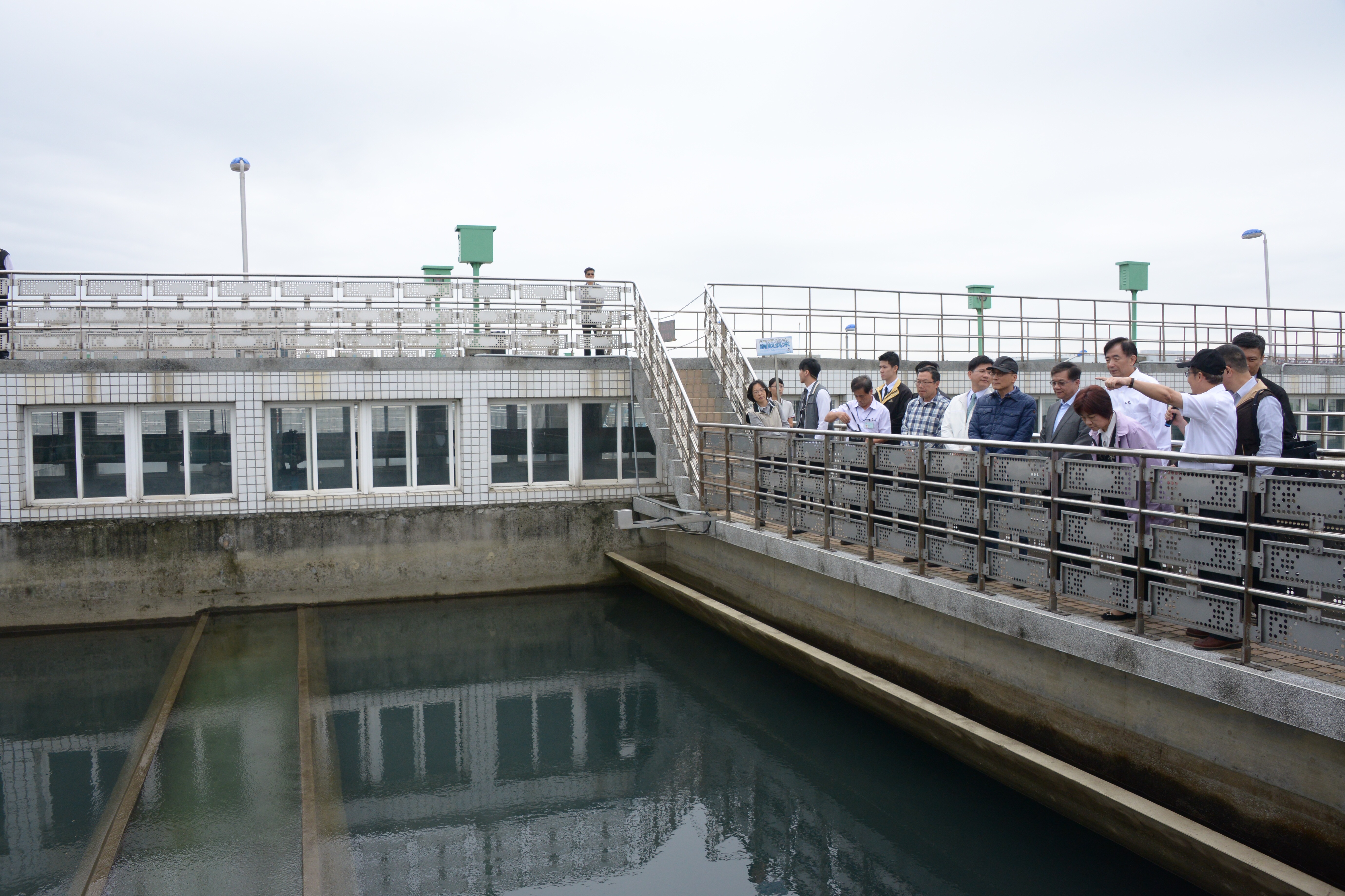 訪視前瞻基礎建設-水環境 林揆盼優化民眾生活品質 　共6張