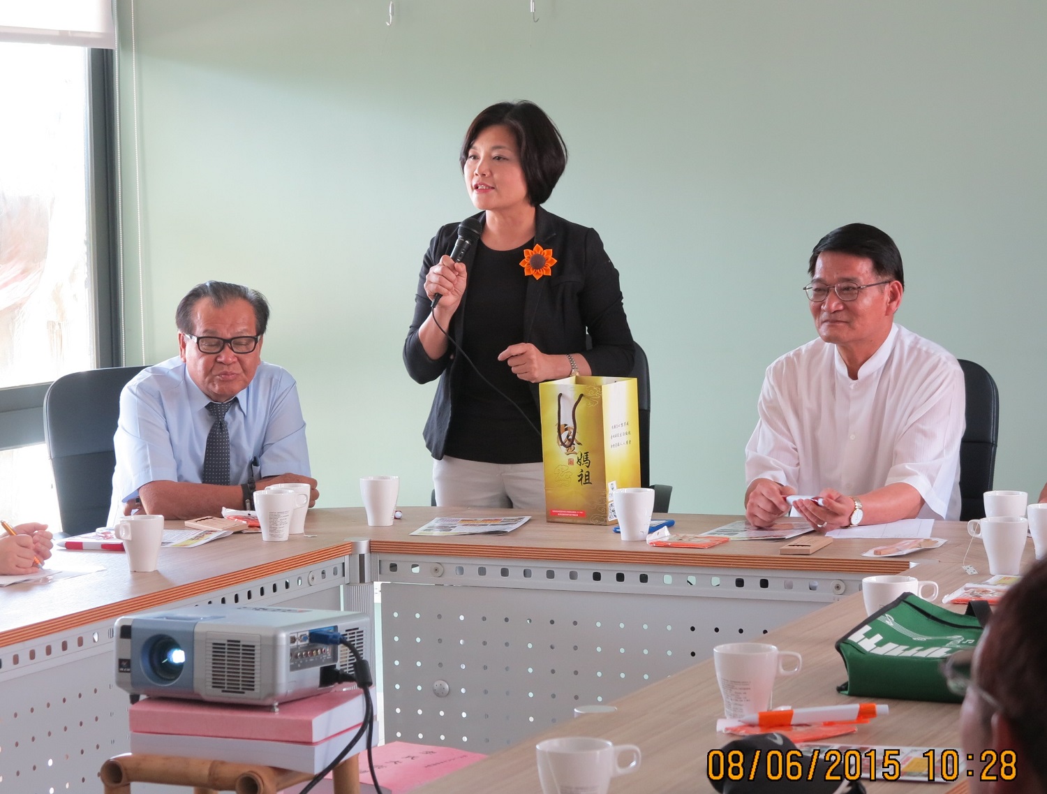 詔安客家文化館試營運,客委會主委劉慶中特別南下與張麗善執行長一同勘訪